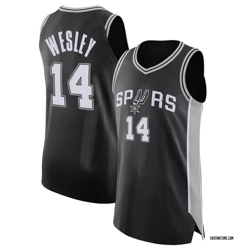 Authentic Men's Blake Wesley San Antonio Spurs Jersey - Icon Edition - Black