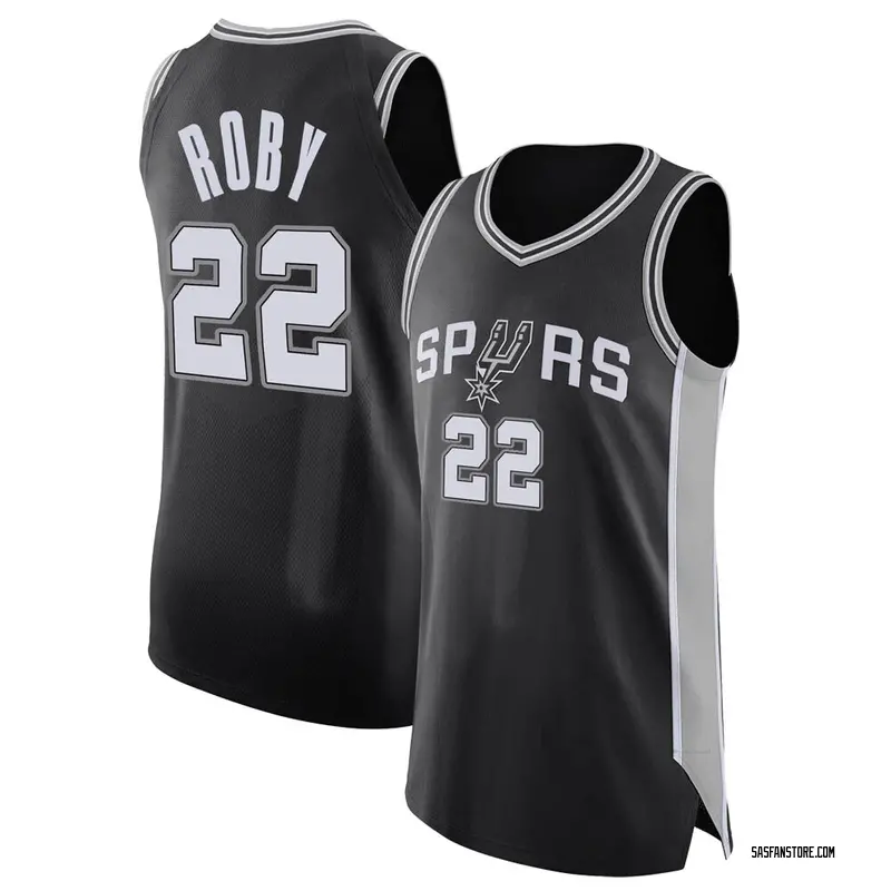 Authentic Men's Isaiah Roby San Antonio Spurs Jersey - Icon Edition - Black