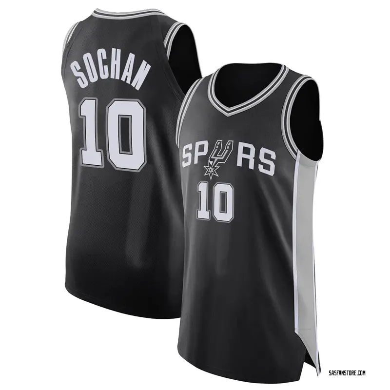 Authentic Youth Jeremy Sochan San Antonio Spurs Jersey - Icon Edition - Black