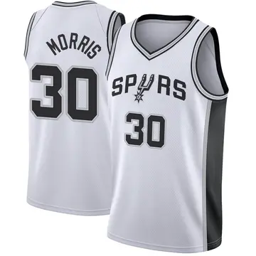 Fast Break Men's Jaylen Morris San Antonio Spurs Jersey - Association Edition - White