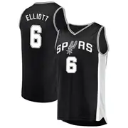 Fast Break Youth Sean Elliott San Antonio Spurs Jersey - Icon Edition - Black