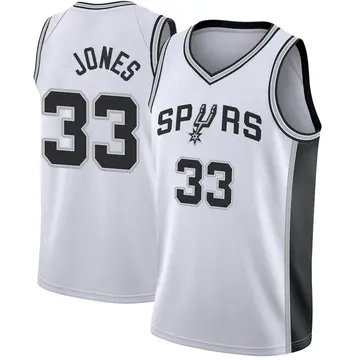 Fast Break Youth Tre Jones San Antonio Spurs Jersey - Association Edition - White