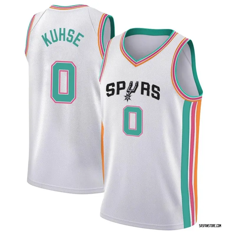 Swingman Youth Tommy Kuhse San Antonio Spurs 2021/22 City Edition Jersey - White